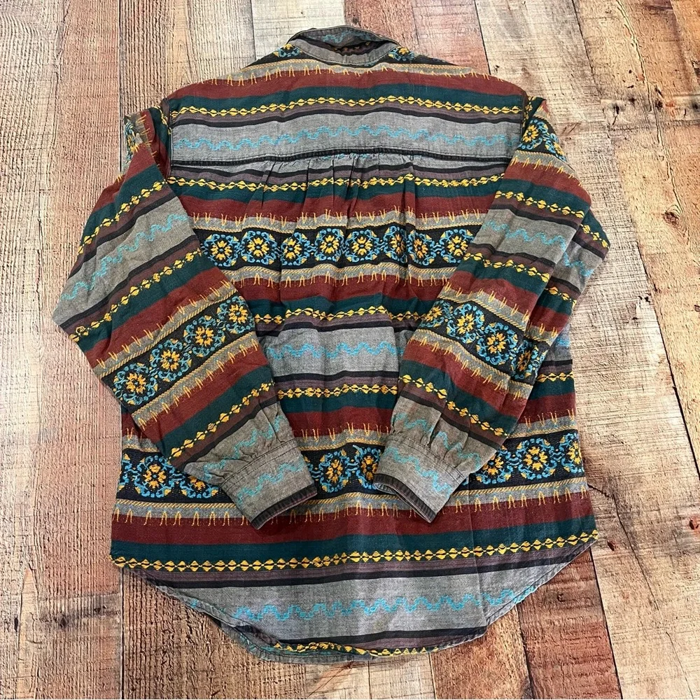 Fun colored button up - Picture 6 of 6